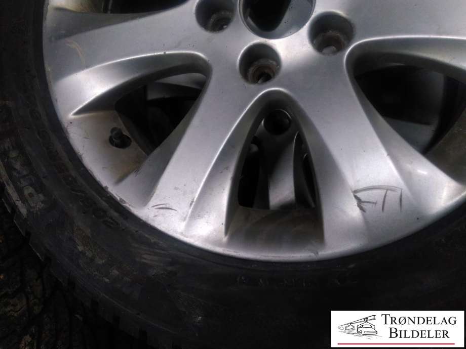Hjulsett aluminium vinter til Opel Meriva B 2010-2017  (HANKOOK|205/55R16 5X110/6.5JX16 ET37 CB65.1MM|8 MM MØNSTERDYBDE|PROD: 25-22 PIGG)