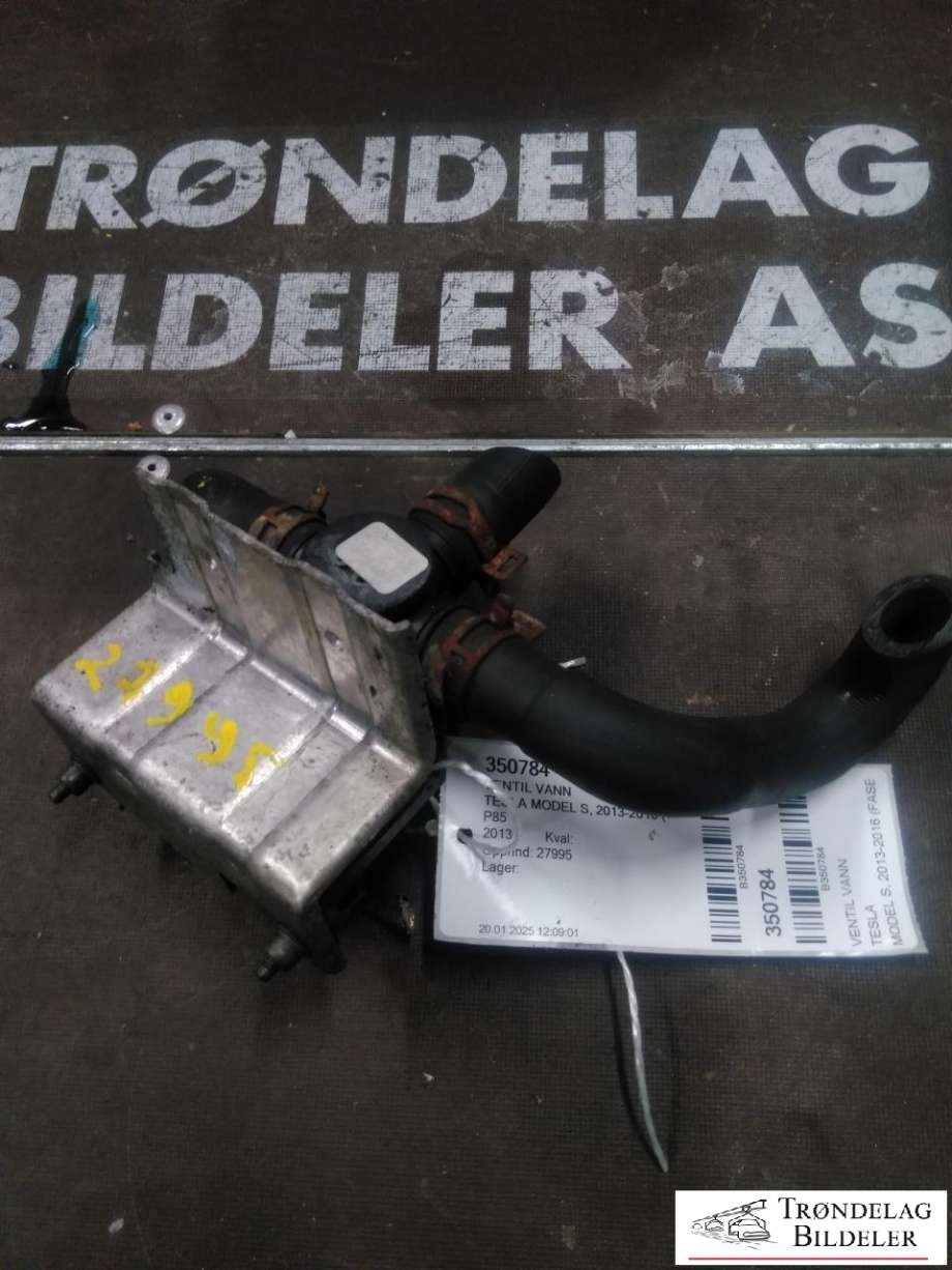 Ventil vann til Tesla Model S, 2013-2016 (Fase 1)  (6007384-00-B)