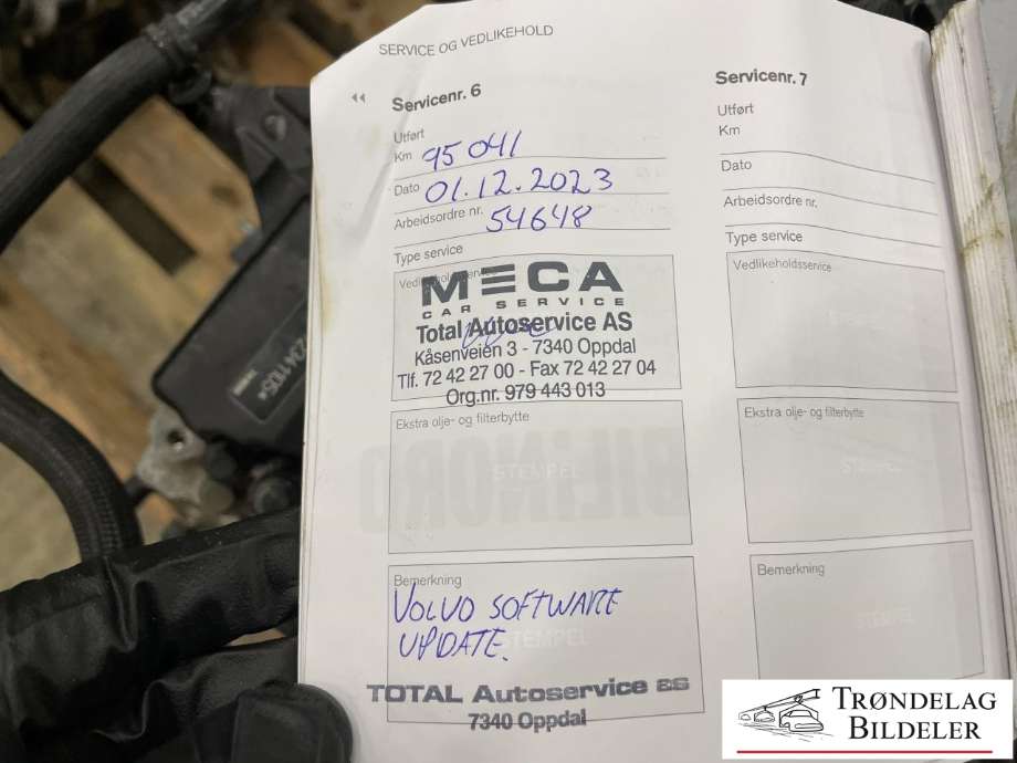 Motor hybrid bensin del til Volvo V90 / V90 CC / S90 2016-->> (B4204T35|)