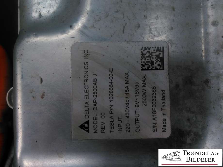 DCDC converter elbil til Tesla Model S 2016-2021 (Fase 2)  (1028664-00-E|)