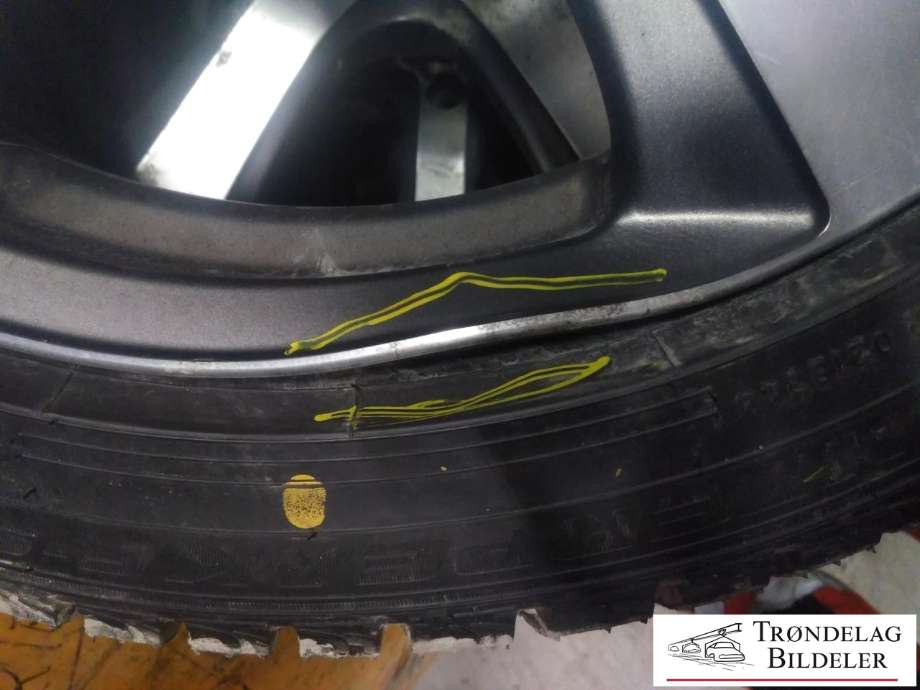 Hjulsett aluminium vinter til Audi S4 2009-->> (FALKEN|245/40/R18 5X112 8JX18 ET47 CB66.5MM|6-7MM MØNSTERDYBDE|PROD 25-22 PIGGFRI)