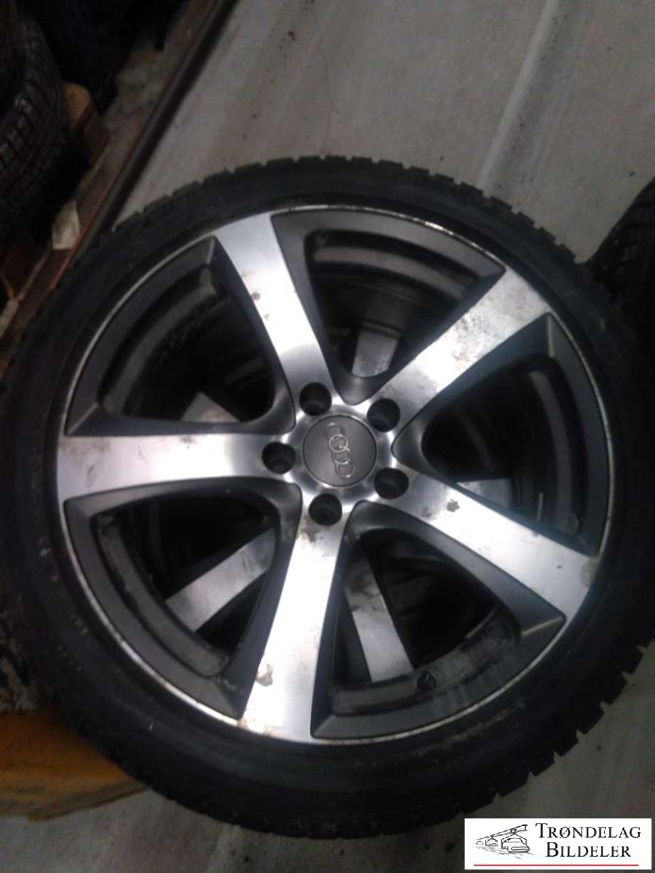 Hjulsett aluminium vinter til Audi S4 2009-->> (FALKEN|245/40/R18 5X112 8JX18 ET47 CB66.5MM|6-7MM MØNSTERDYBDE|PROD 25-22 PIGGFRI)