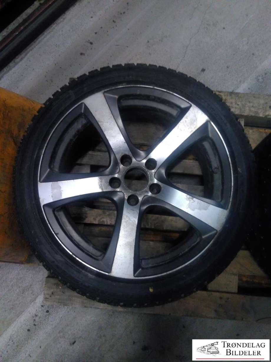 Hjulsett aluminium vinter til Audi S4 2009-->> (FALKEN|245/40/R18 5X112 8JX18 ET47 CB66.5MM|6-7MM MØNSTERDYBDE|PROD 25-22 PIGGFRI)
