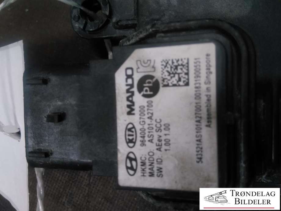 Sensor radar til Hyundai Ioniq Electric 2016-2019 (Fase 1)  (96400-G7000|)