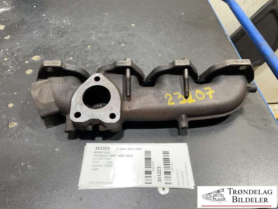 Manifold til Peugeot 4007, 2007-2012 (9684114180)
