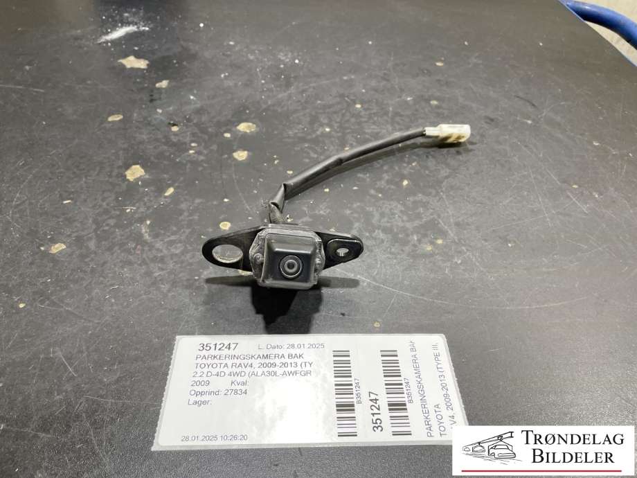 Parkeringskamera bak til Toyota RAV4 2009-2013 (Type III, Fase 2) (86790-42010|)