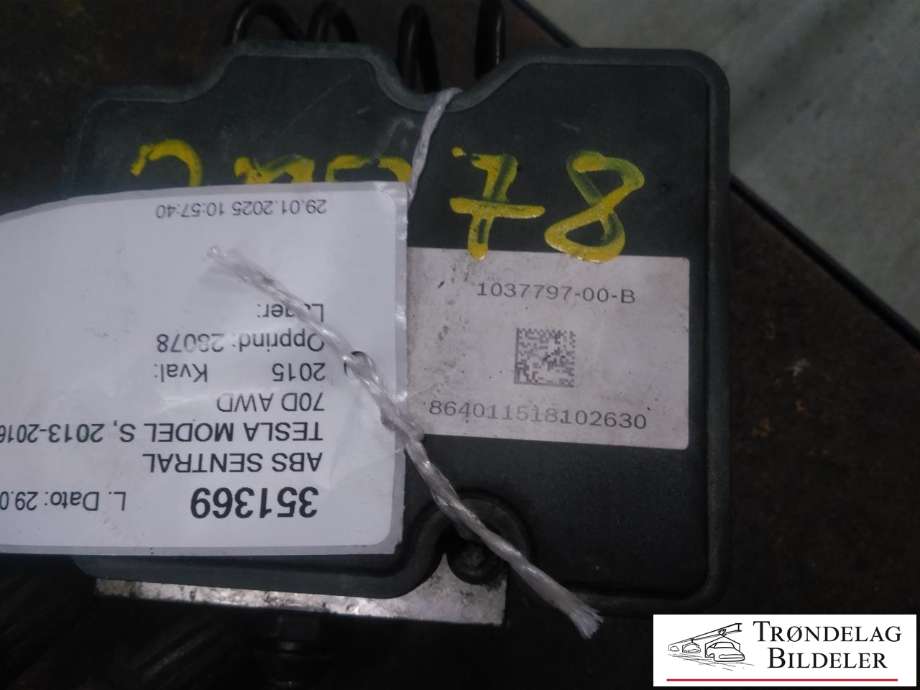 ABS sentral til Tesla Model S 2013-2016 (Fase 1) (1037797-00-B|)
