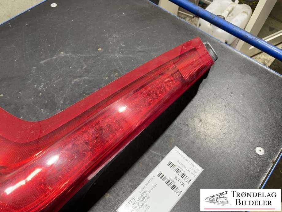 Baklykt venstre til Volvo V60/V60 CC 2013-2018 (Type I, Fase 2)  (31214963|31395928|)