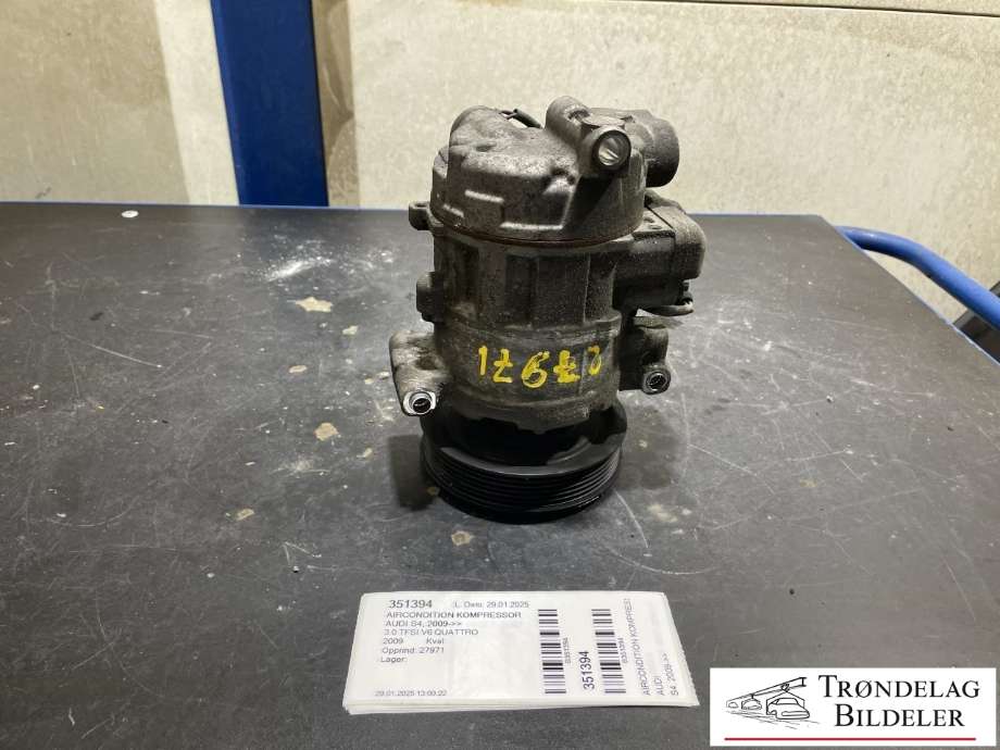Aircondition kompressor til Audi S4, 2009-->> (4G0 260 805 A|89209|4F0260805AB|4F0260805AF|4F0260805H)