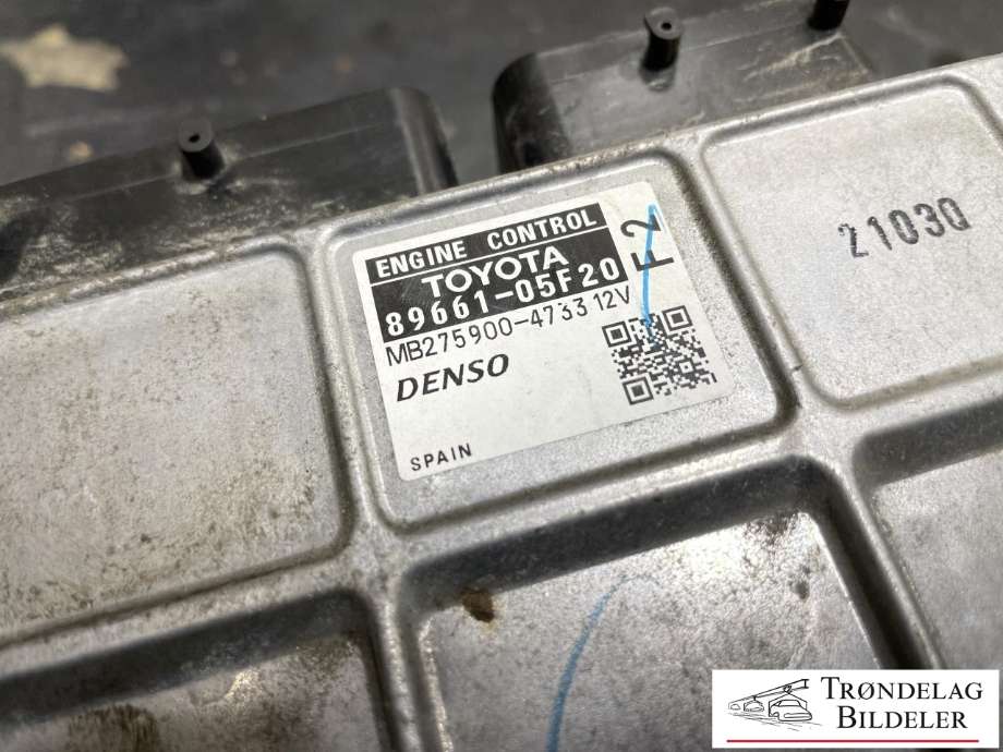 Styreenhet motor til Toyota Avensis 2009-2015 (Type III, Fase 1)  (89661-05F20|)