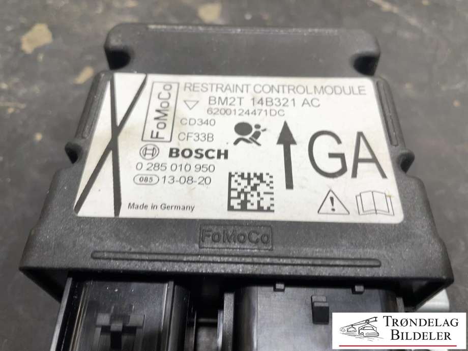 Airbag elektronikk til Ford S-Max 2010-2015 (Type I, Fase 2) (BM2T 14B321 AC|)