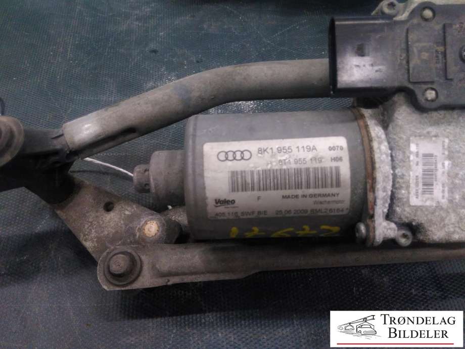 Viskermotor frontrute komplett m/overføring til Audi S4 2009-->> (8K1 955 119 A|)