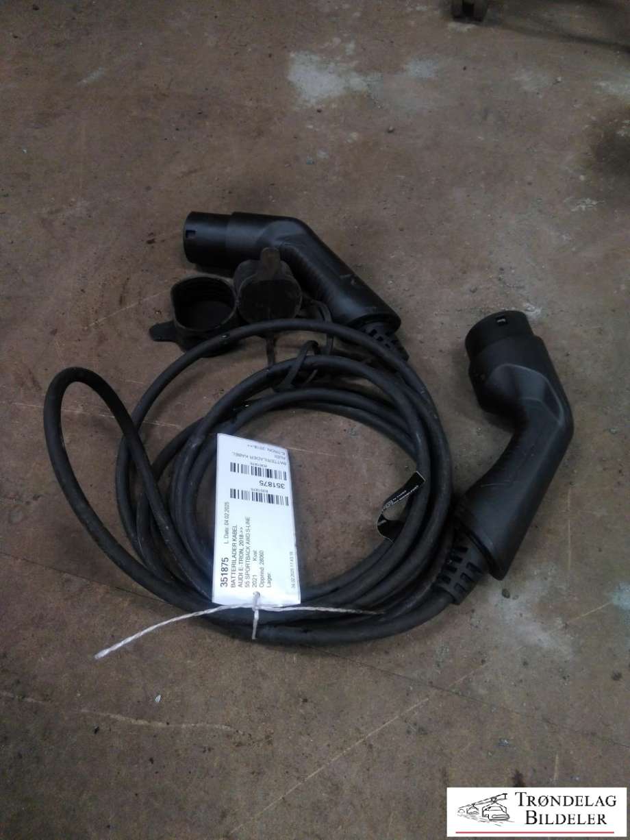 Batterilader kabel til Audi e-tron, 2018-->>  (TYPE 2)