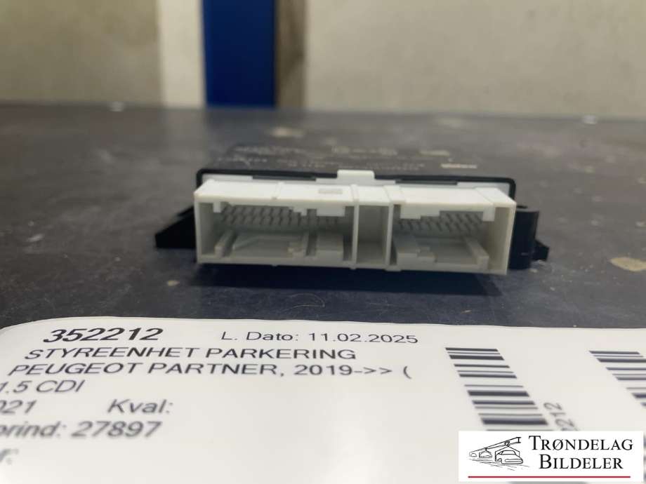 Styreenhet parkering til Peugeot Partner 2019-->> (Type III)  (98 376 740 80|)