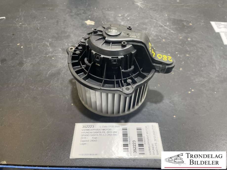 Varmeapparat motor til Hyundai Santa Fe, 2012-2020 (Type III)  