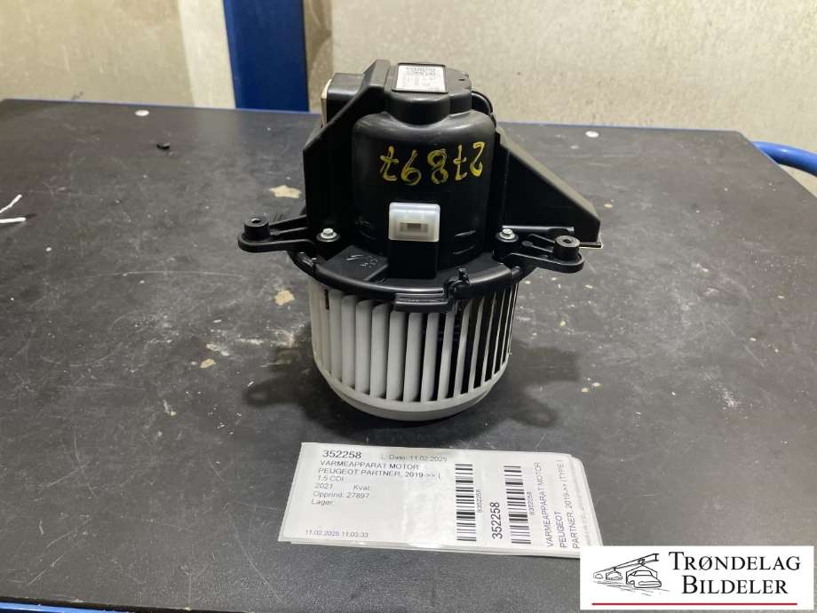 Varmeapparat motor til Peugeot Partner, 2019-->> (Type III)