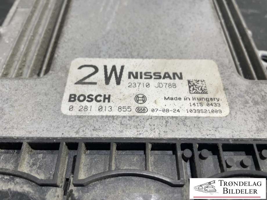 Styreenhet motor til Nissan Qashqai 2007-2010 (Type I, Fase 1) (23710 JD78B|)