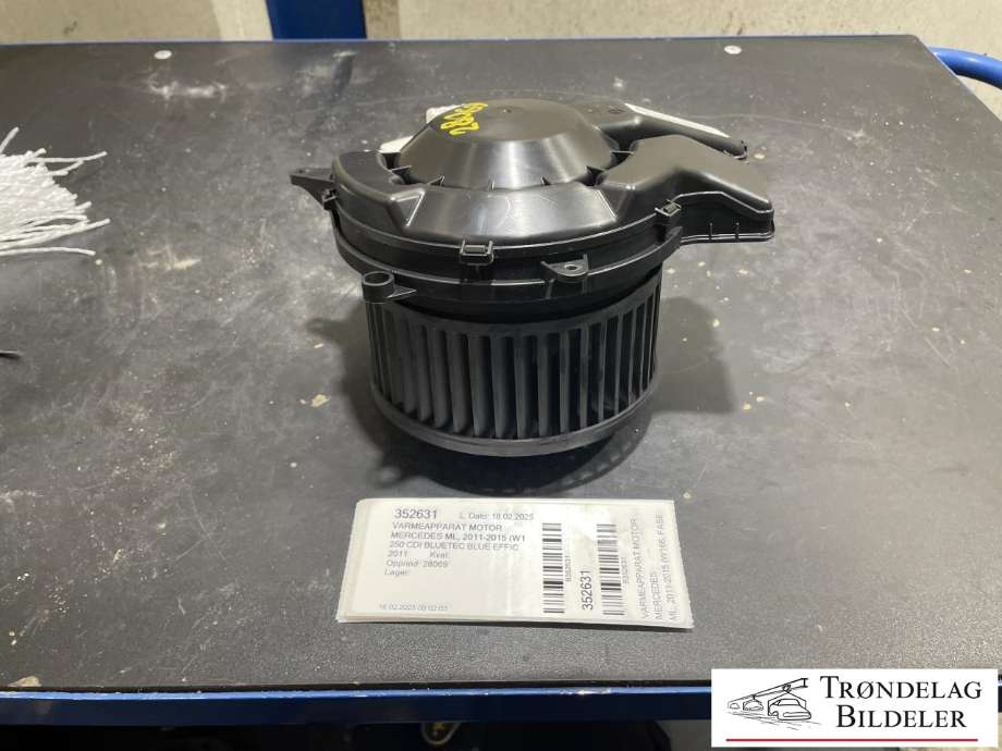Varmeapparat motor til Mercedes ML, 2011-2015 (Fase 1) (W166) (W166) 
