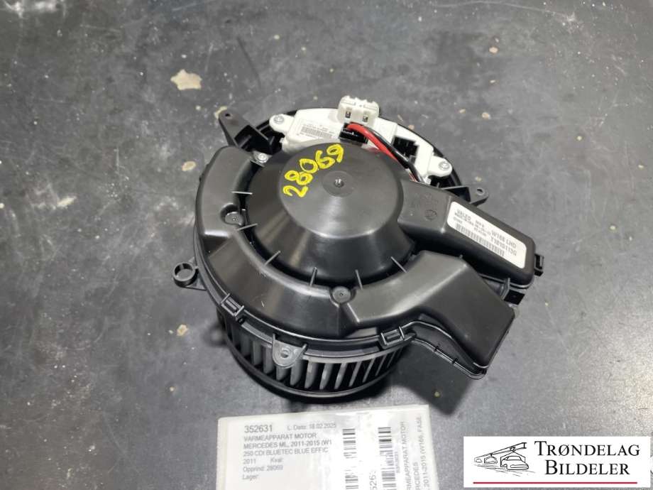Varmeapparat motor til Mercedes ML 2011-2015 (Fase 1) (W166) (W166) 