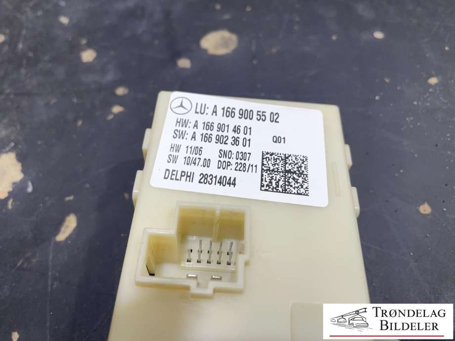 Styreenhet elektrisk bakluke til Mercedes ML 2011-2015 (Fase 1) (W166) (W166) (A166 900 55 02|)