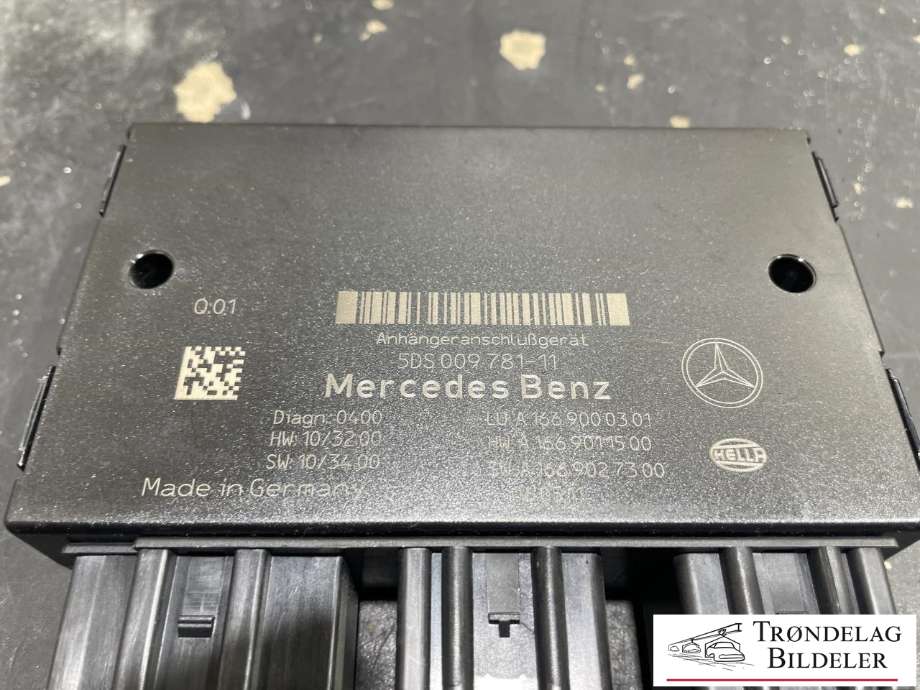 Styreenhet hengerfeste til Mercedes ML 2011-2015 (Fase 1) (W166) (W166) (HELLA|A1669000301|5DS 009 781-11|A1669011500|A1669027300|)