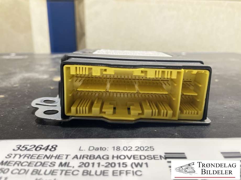 Styreenhet airbag hovedsensor til Mercedes ML 2011-2015 (Fase 1) (W166) (W166) (A1669002103|)