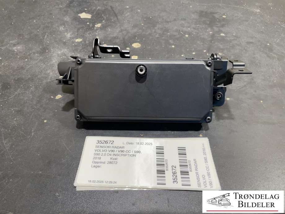 Sensor radar til Volvo V90 / V90 CC / S90, 2016-->>  (31445499)