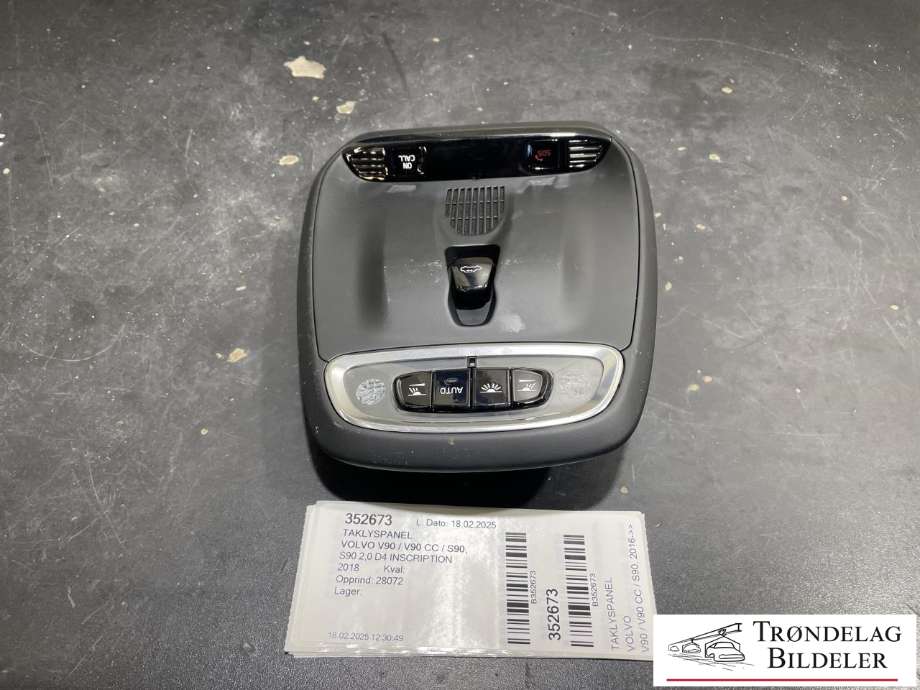 Taklyspanel til Volvo V90 / V90 CC / S90, 2016-->>  (31479616)