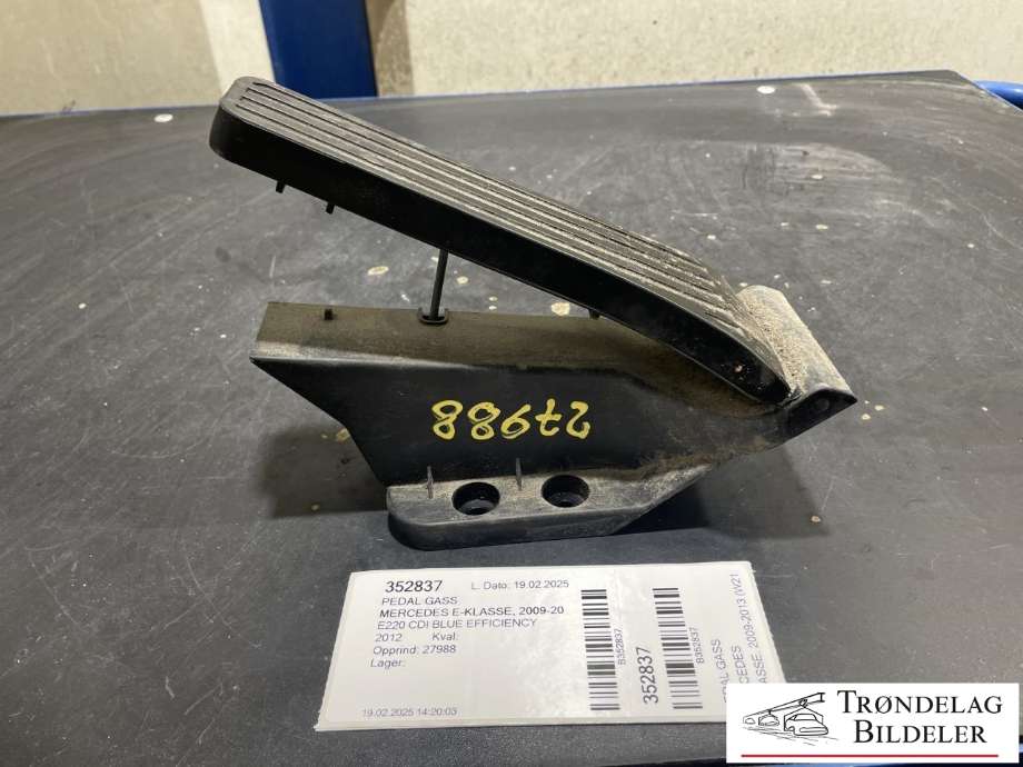 Pedal gass til Mercedes E-Klasse 2009-2013 (Fase 1) (W212) (W212)