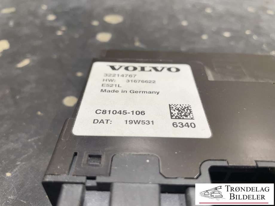Styreenhet elektrisk bakluke til Volvo V90 / V90 CC / S90 2016-->>  (VOLVO|32214767|)
