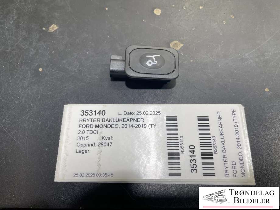 Bryter baklukeåpner til Ford Mondeo, 2014-2019 (Type V, Fase 1)  (BB5T-14K147-BA)