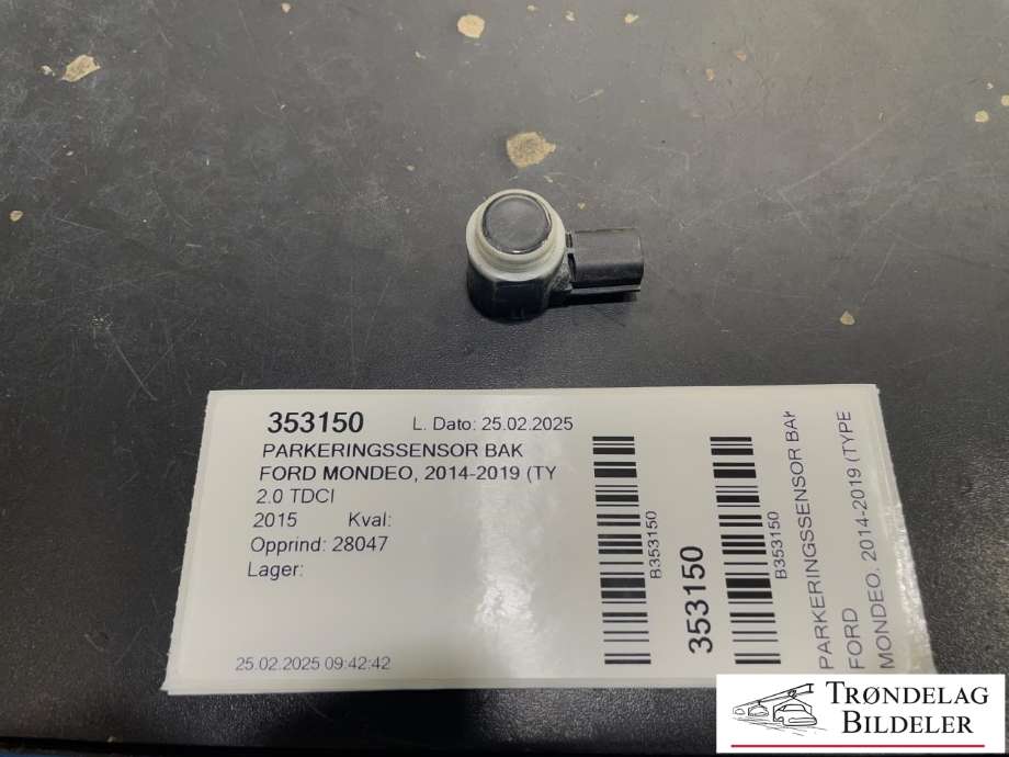 Parkeringssensor bak til Ford Mondeo, 2014-2019 (Type V, Fase 1)  