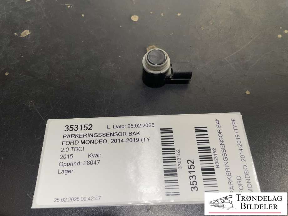 Parkeringssensor bak til Ford Mondeo, 2014-2019 (Type V, Fase 1)  