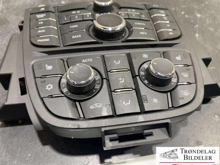 Bilstereo betjeningspanel til Opel Astra J 2010-2015  (13343708|13346050|)