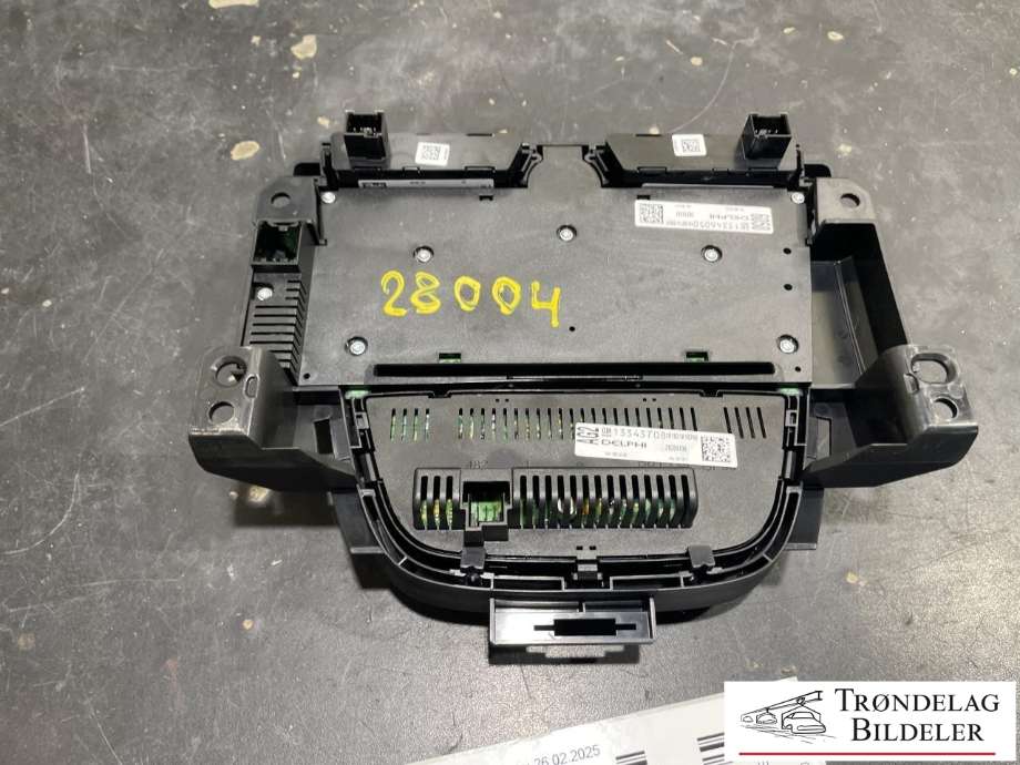 Bilstereo betjeningspanel til Opel Astra J 2010-2015  (13343708|13346050|)