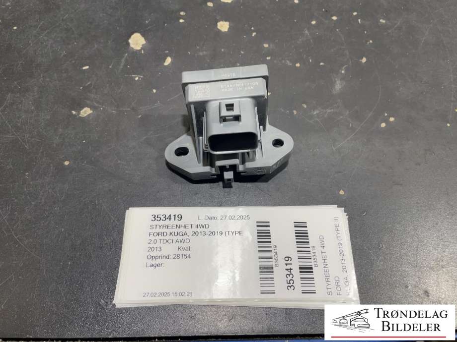 Styreenhet 4WD til Ford Kuga, 2013-2019  (BT4A-7H417-CB)
