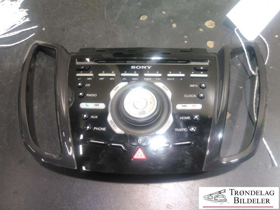Bilstereo betjeningspanel til Ford Kuga, 2013-2019  (CV4T-18K811-EA)