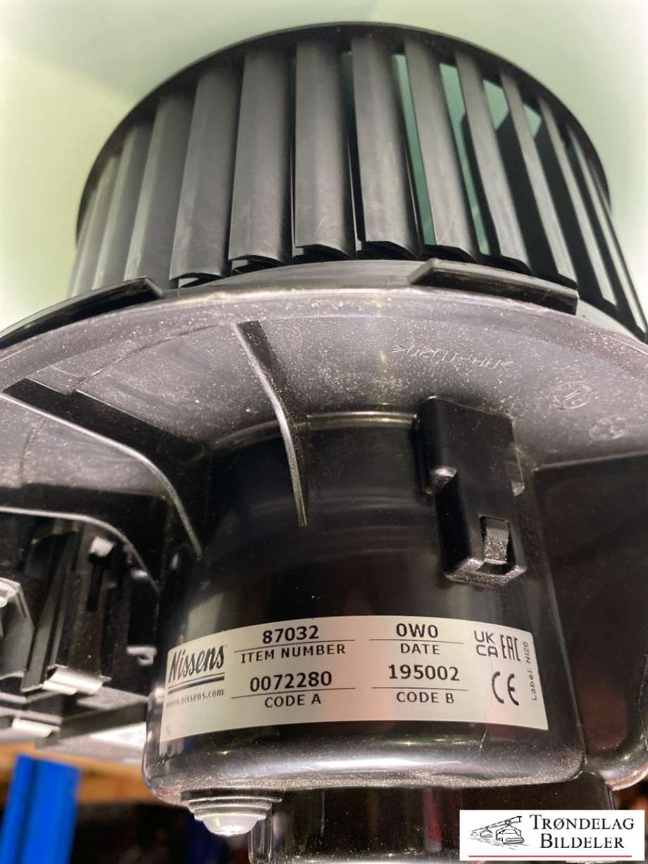 Varmeapparat motor til VW Touran 2010-2015 (Type I, Fase 3) (N998923D|1K1 820 015 L|3C0 907 521 F)