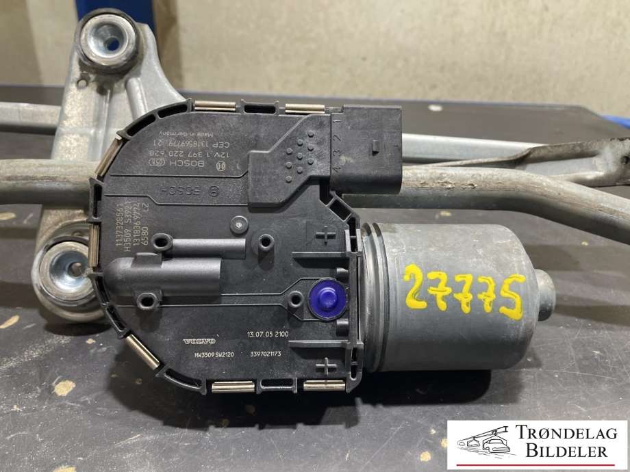 Viskermotor frontrute komplett m/overføring til Volvo V60/V60 CC 2013-2018 (Type I, Fase 2)  (30753493|1397220628|3397021173)