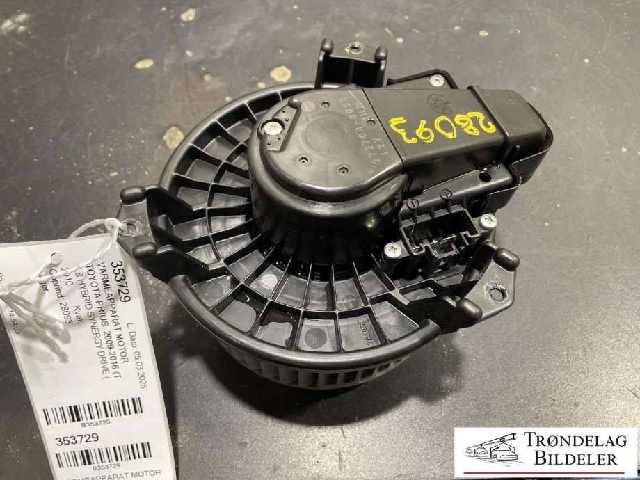 Varmeapparat motor til Toyota Prius, 2009-2016 (Type III) (COMBI) (COMBI) (272700-8083)