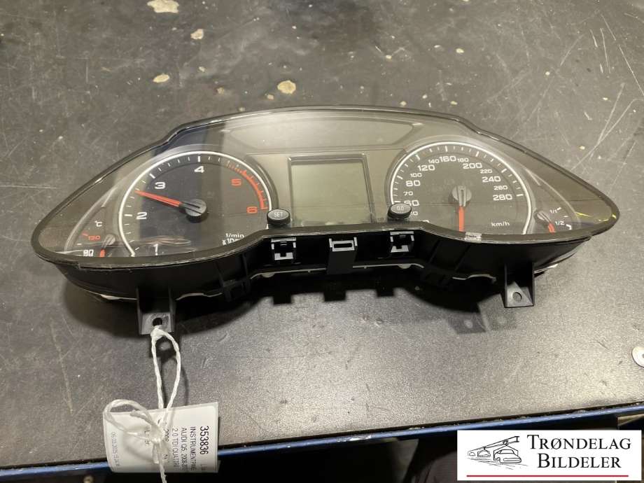 Instrumentpanel til Audi Q5 2008-2012 (Type I, Fase 1)