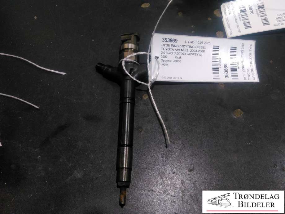 Dyse innsprøyting diesel til Toyota Avensis, 2003-2008 (Type II) (236700R180|23670-0R050)