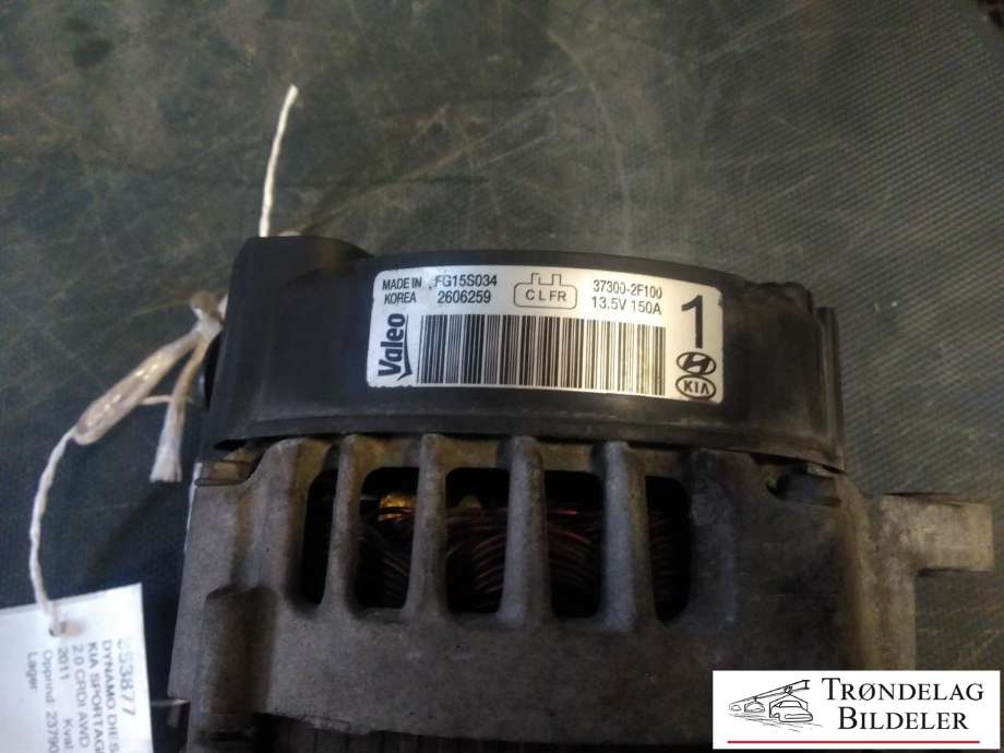 Dynamo diesel til Kia Sportage 2010-2016 (Type III)  