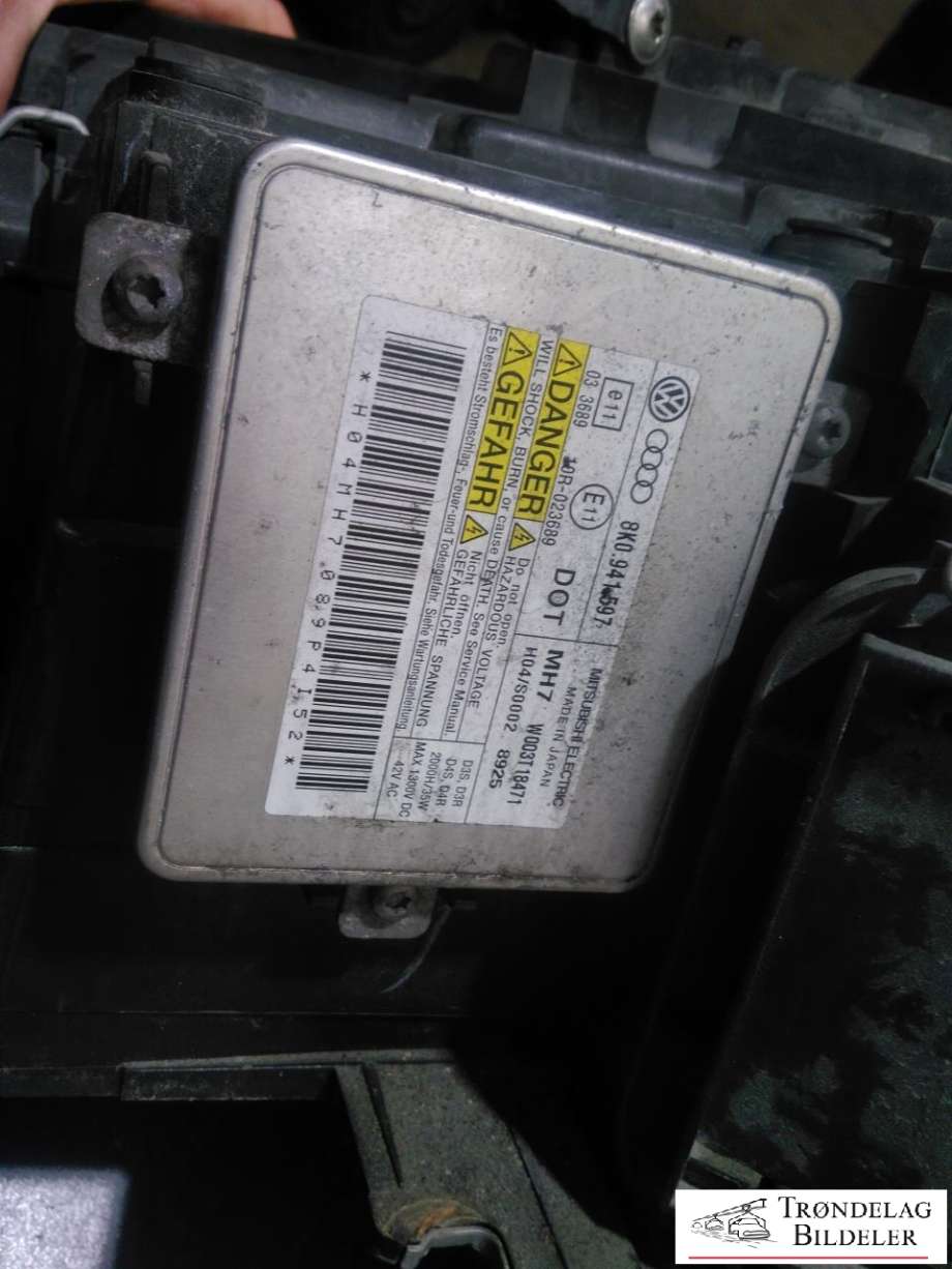 Frontlykt venstre xenon til Audi Q5 2008-2012 (Type I, Fase 1)  