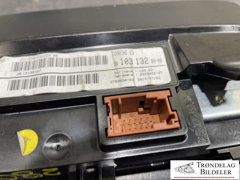 Instrumentpanel til Citroën C4, Cactus 2014-2017 (Fase 1) (9810313280-00|)