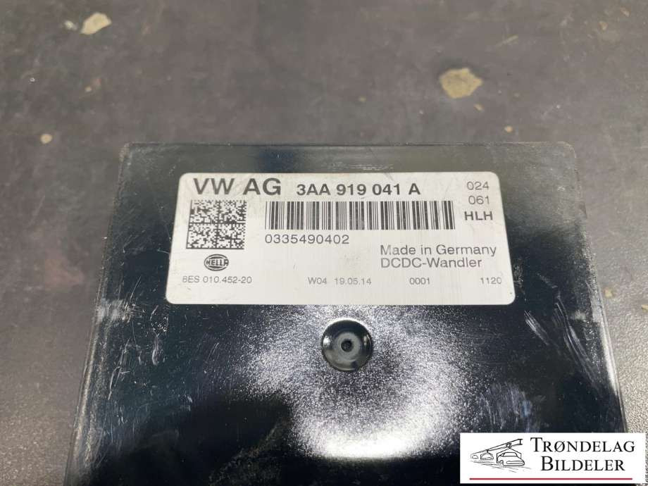 Styreenhet diverse til VW Transporter / Caravelle 2009-2015 (Fase 2) (T5) (T5) (3AA 919 041 A|)