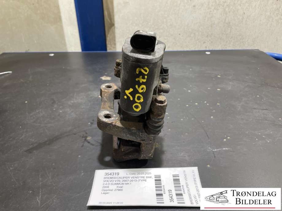 Bremsecaliper venstre bak, elektrisk til Volvo V70 2007-2013 (Type III, Fase 1) (36001382|31262415|36001383)