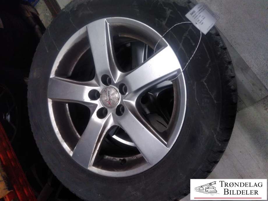 Hjulsett aluminium vinter til Subaru Forester 2005-2008 (Type II, Fase 2)  (TOYO|215/60/R16 5X100 6.5JX16 ET48 CB56|1MM|6-7MM MØNSTERDYBDE|PROD 12-20 PIGGFRI)