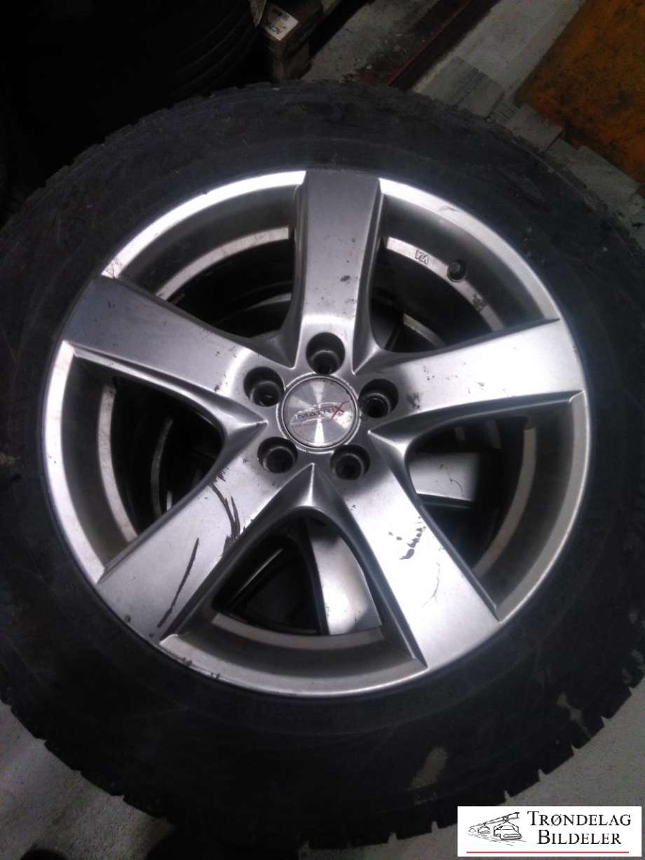 Hjulsett aluminium vinter til Subaru Forester 2005-2008 (Type II, Fase 2)  (TOYO|215/60/R16 5X100 6.5JX16 ET48 CB56|1MM|6-7MM MØNSTERDYBDE|PROD 12-20 PIGGFRI)
