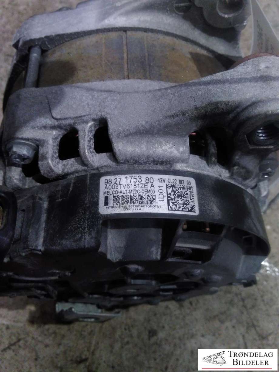 Dynamo diesel til Peugeot Boxer 2014-->> (Type III, Fase 2) (9827175380|)